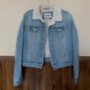Sherpa Lined Jean Jacket